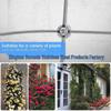 Stainless Steel 3mm Wire Rope Cross Clip for Plant Vine Climbing