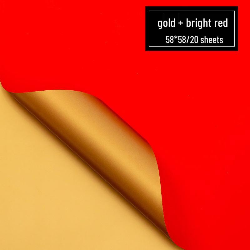 Tweekleurig Bloemenboeket Inpakpapier voor Verse Bloemen - Oya Papier