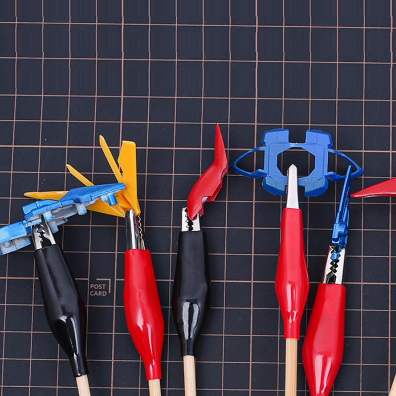 Miniature Model Painting Clips Base Stand for Precise Airbrush Spray Assembly Hobby Tools Set Organizer