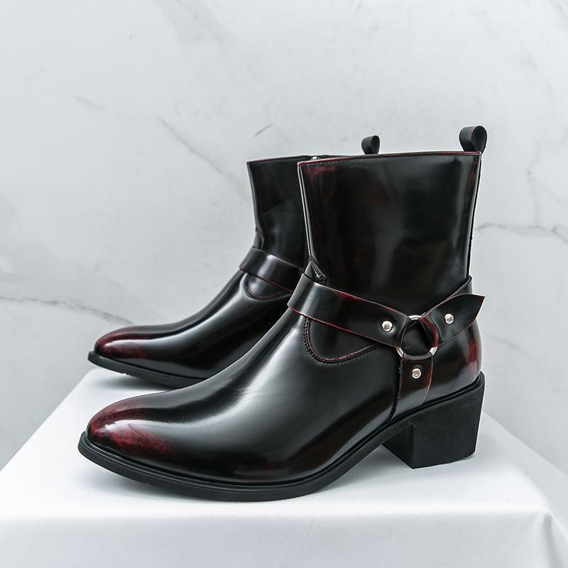 

Классические кожаные мужские ботильоны Модные мужские высокие кроссовки Новые ботинки для активного отдыха и походов Удобные мужские повседневные боты Мотоциклетные ботинки 38