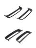 METYOUCAR Honda JF3 JF4 Late Model Dedicated Reflector Garnish Rear Reflector Garnish Rear Fog Lamp Bezel ABS Material Adhesive Type Easy Installation