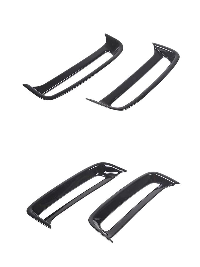 METYOUCAR Honda JF3 JF4 Late Model Dedicated Reflector Garnish Rear Reflector Garnish Rear Fog Lamp Bezel ABS Material Adhesive Type Easy Installation