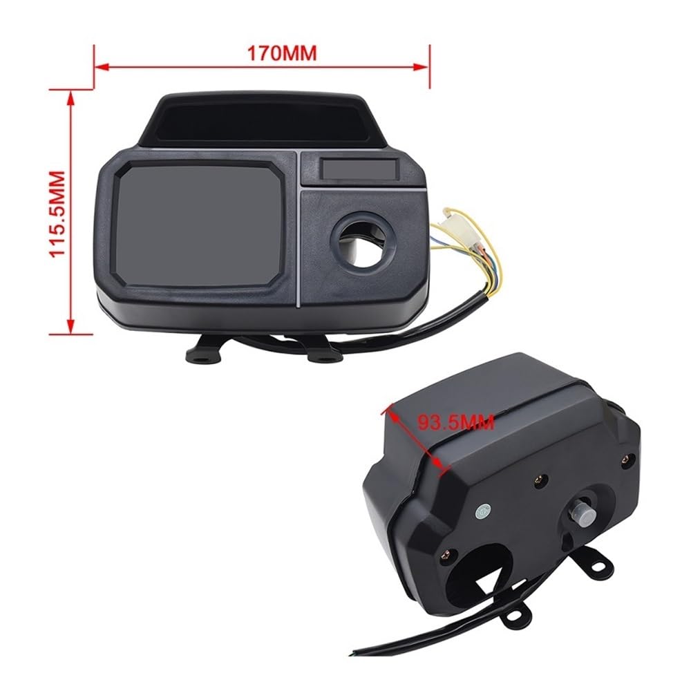 Motorcycle Speedometer with RPM for Suzuki AX100 Digital Moto Speedometer Meter Gauge Cluster