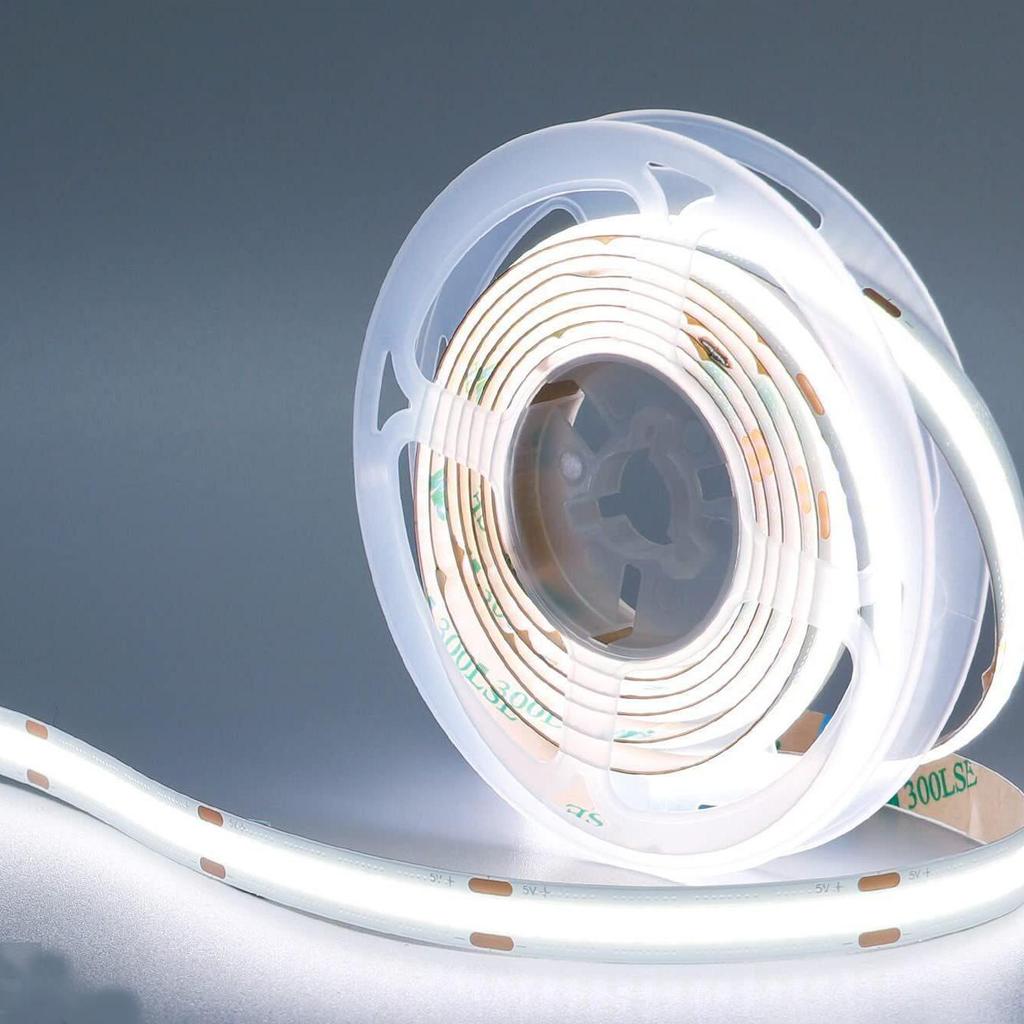 5V/12V/24V COB Light Strip - Single/Double Color, RGB, High CRI, Smart LED Line