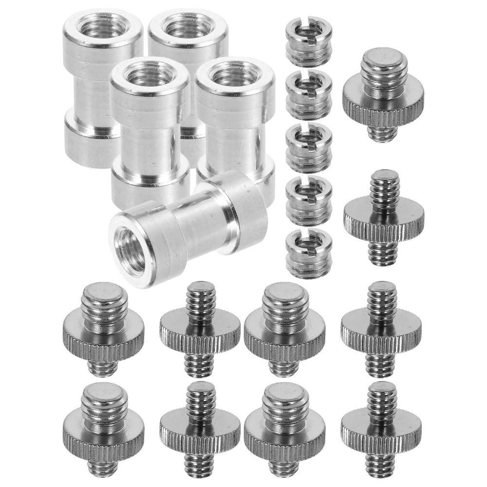 1/4" To 3/8" Mount Screw Kit 1/4 Inch Screw Convert Adapter Camera Screw Nut Set Camera Tripod