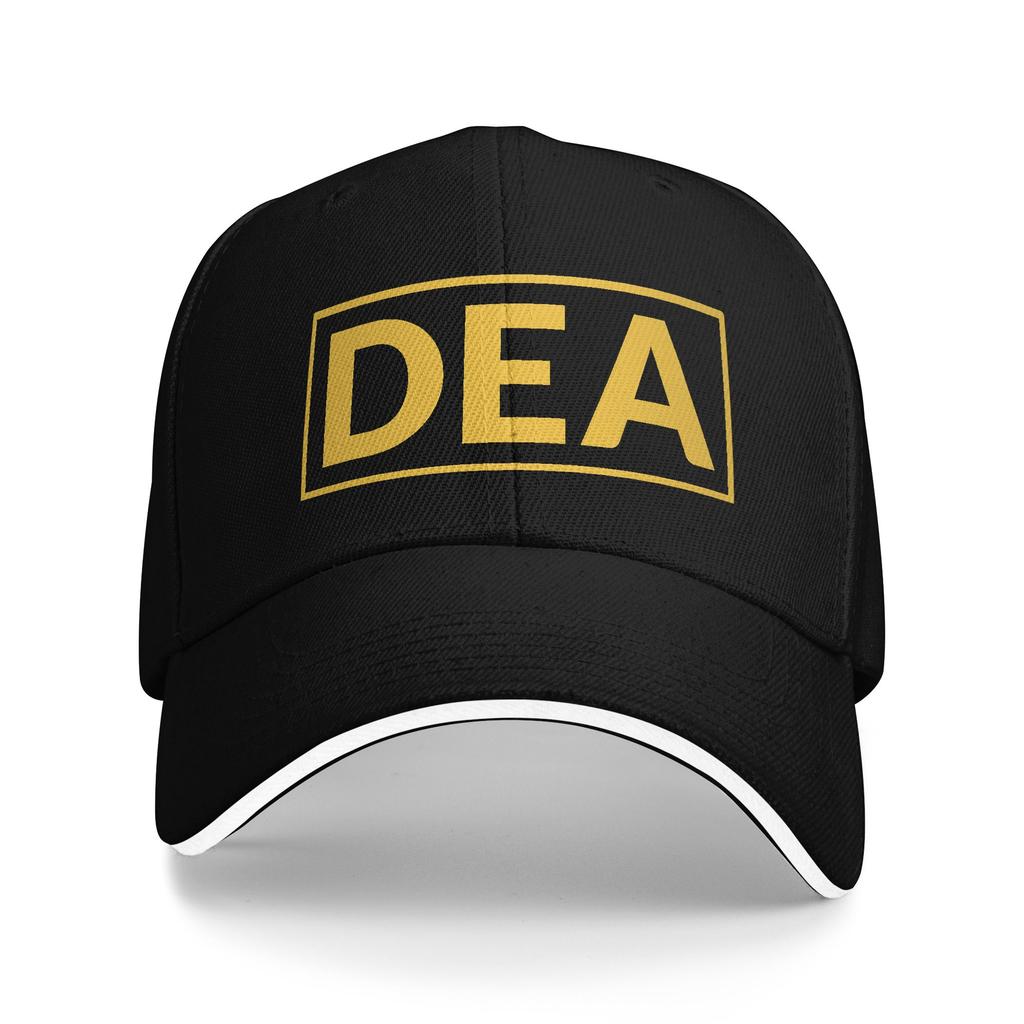 DEA Special Agent Drink Every Afternoon Baseball Cap Hip Hop Sandwich Hat Unisex Women Polyester Sun Cap Sport