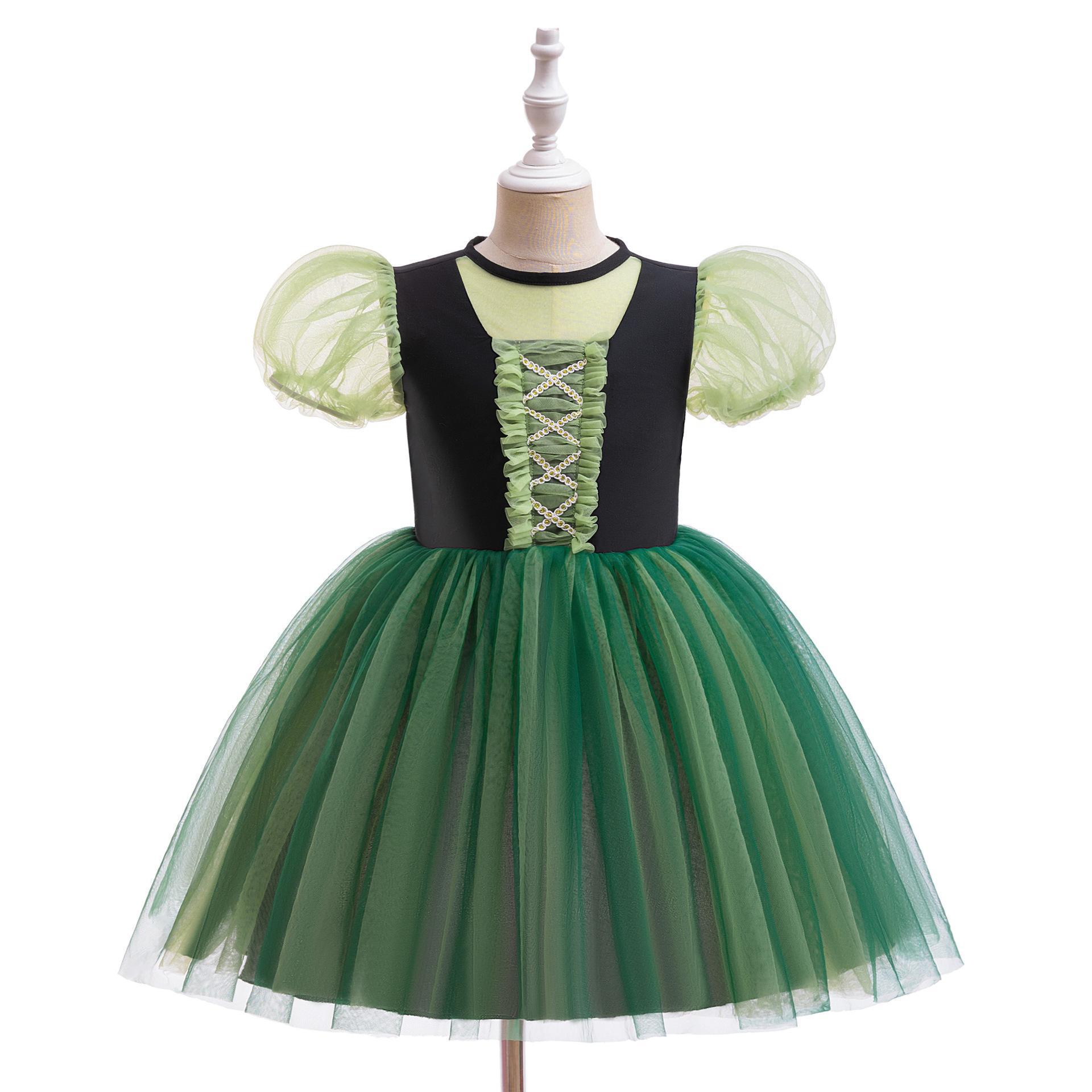 Children s Frozen Princess Elsa & Anna Cosplay Dress for Kindergarten Performances 120cm