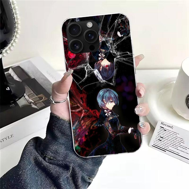 G-Ghoul Tokyo Touka Kirishima Soft Phone Case For IPhone 11 17 Air 16E 16 Pro Max 15 + 14 Plus 13 Mini 12 Apple 7 SE 8 Fundas Co