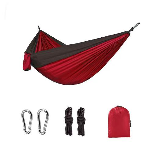 Ultralight 200kg Parachute Nylon Camping Hammock with Straps Quick Dry for Travel Hiking Beach Outdoor Adventure Gear