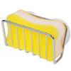 Stainless Steel Suction Cup Sponge Holder Durable Rustproof Drain Caddy Kitchen Sink Organizer for Daily Kitchen Cleaning Tool Storage