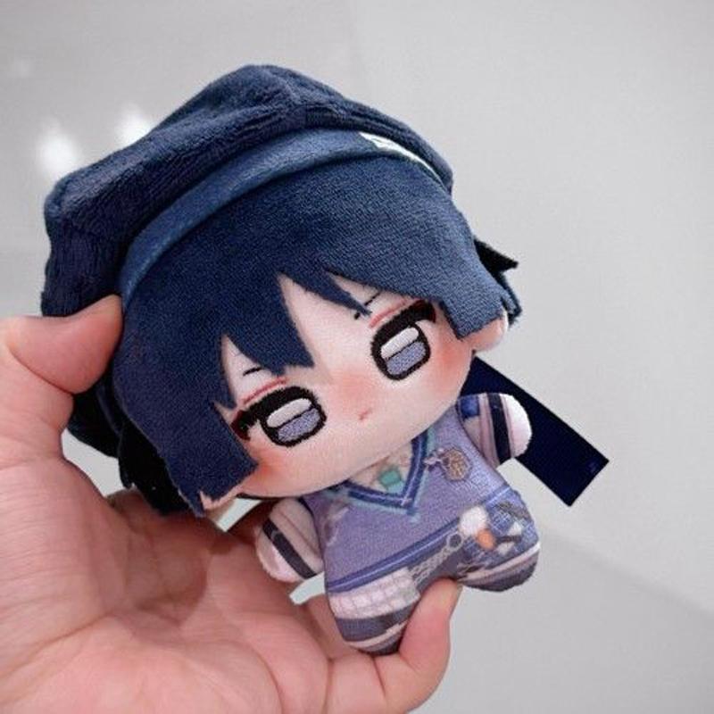 10cm Spiel Genshin Impact Wanderer Plüschtiere Kawaii Balladensänger Plüschpuppe Spielzeug Figuren Rucksack Anhänger Dekorativer Schlüsselanhänger