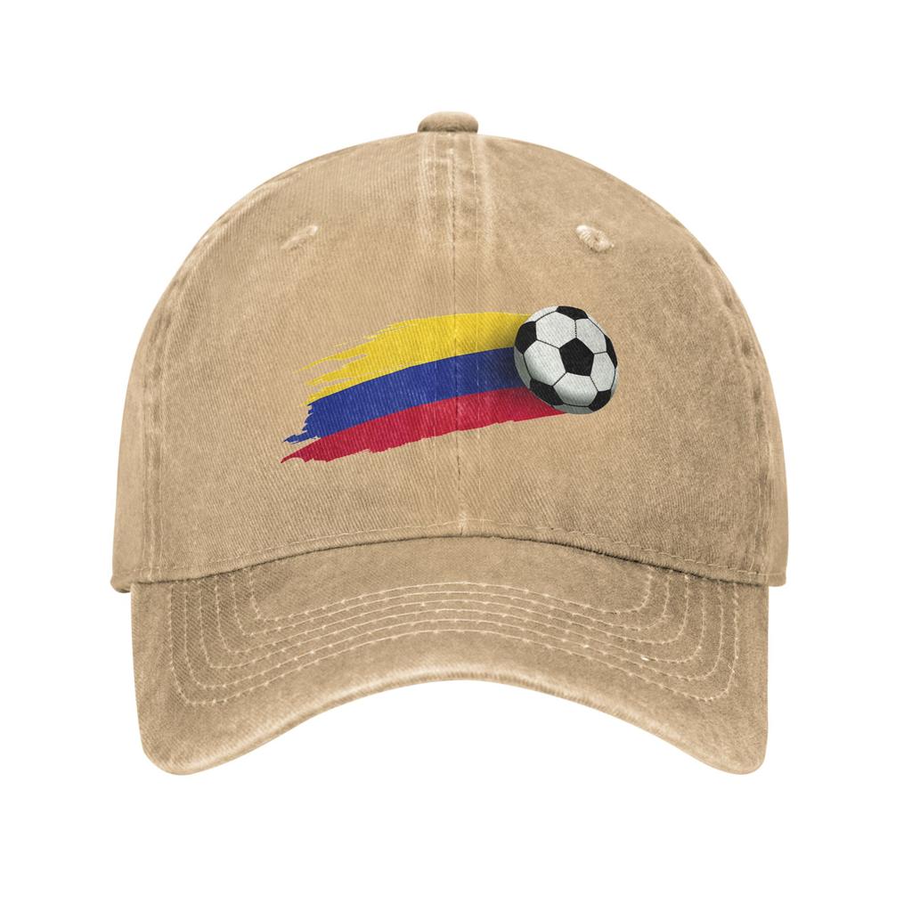 Colombia Flag Baseball Cap Sun  Tennis Skate Adjustable Washed Trucker Hat Couple Women yk Funny Custom DIY Baseball Caps