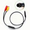 4 Pin To RCA Female Adapter Cable Harness Cord for Car Reverse Backup Camera, Transmits Video Signal and Power Supply