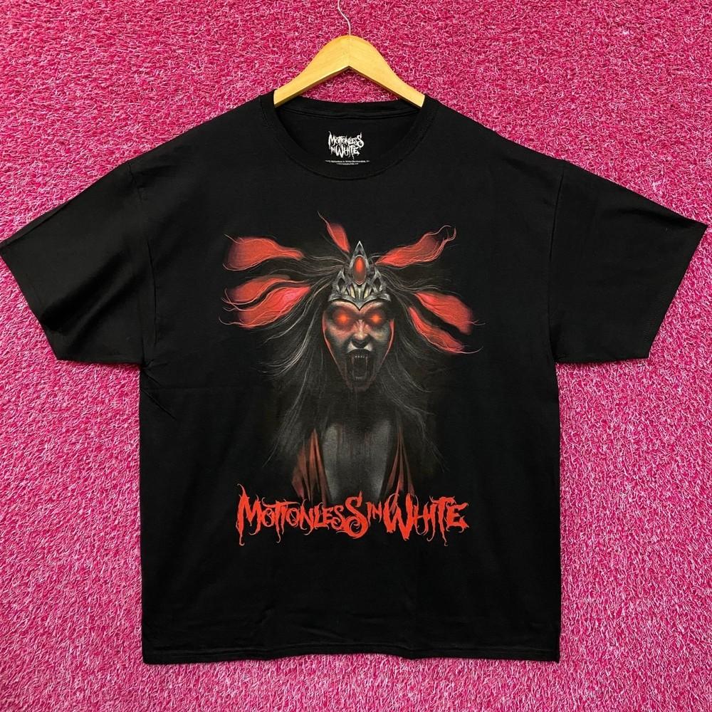 Motionless In White The Whorror Album Banshee Heavy Metal Band TShirt 2XL Unisex T-Shirt S
