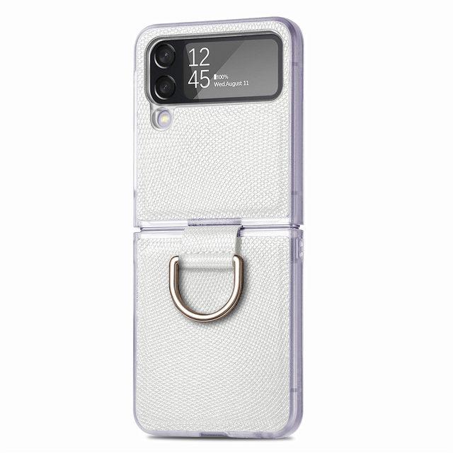 Anti -Scratch Ring Holder Fashion Case For Samsung Galaxy Z Flip4 Flip 4 5g Flip3 Flip 3 Protective Cover For Samsung Z Flip 4