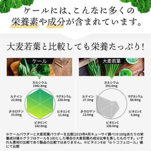 Q'SAI Green Juice The Kale Honey Powder, 7g x 30 bottles, with shaker cup