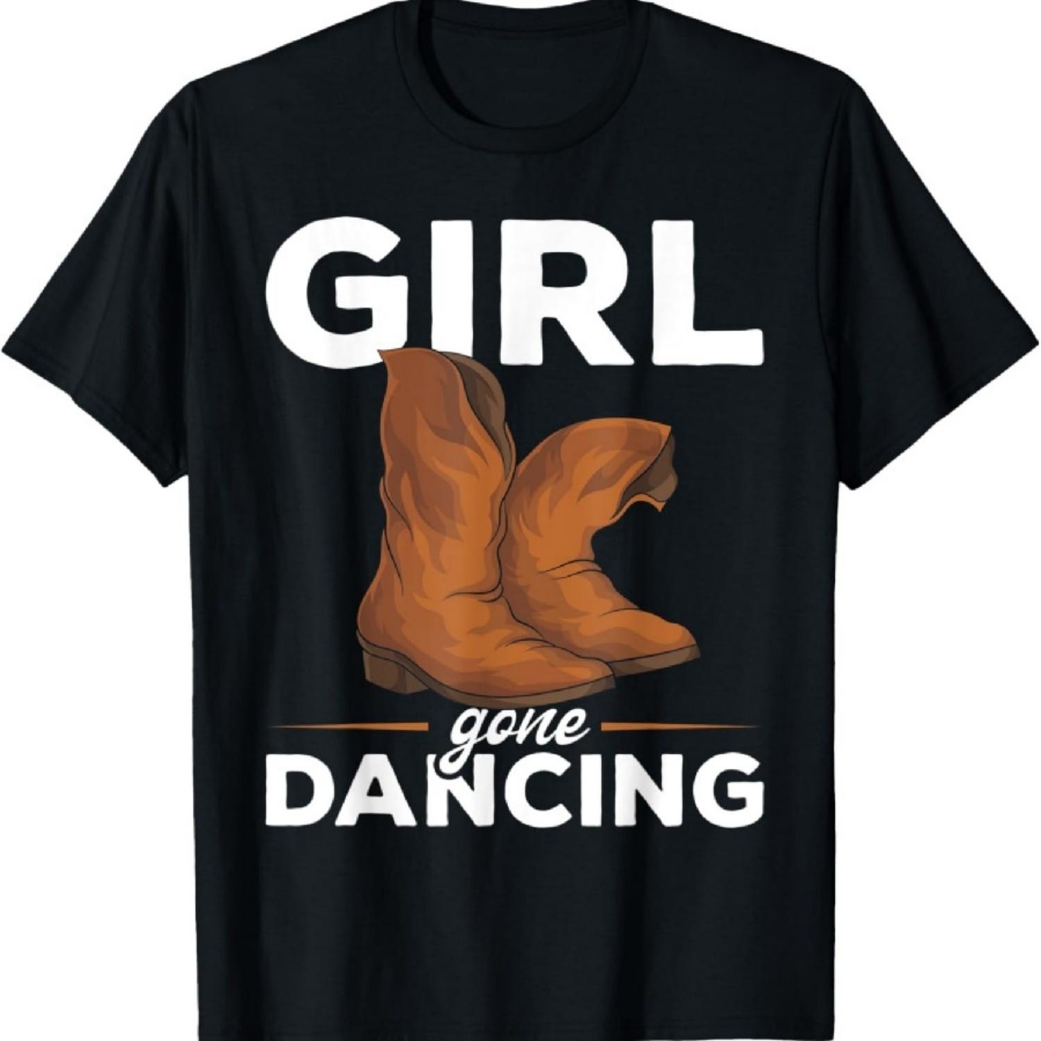 

Футболка с забавными ковбойскими сапогами для линейных танцев Девушка, которая танцует в ковбойских сапогах . XXXXXL чёрный