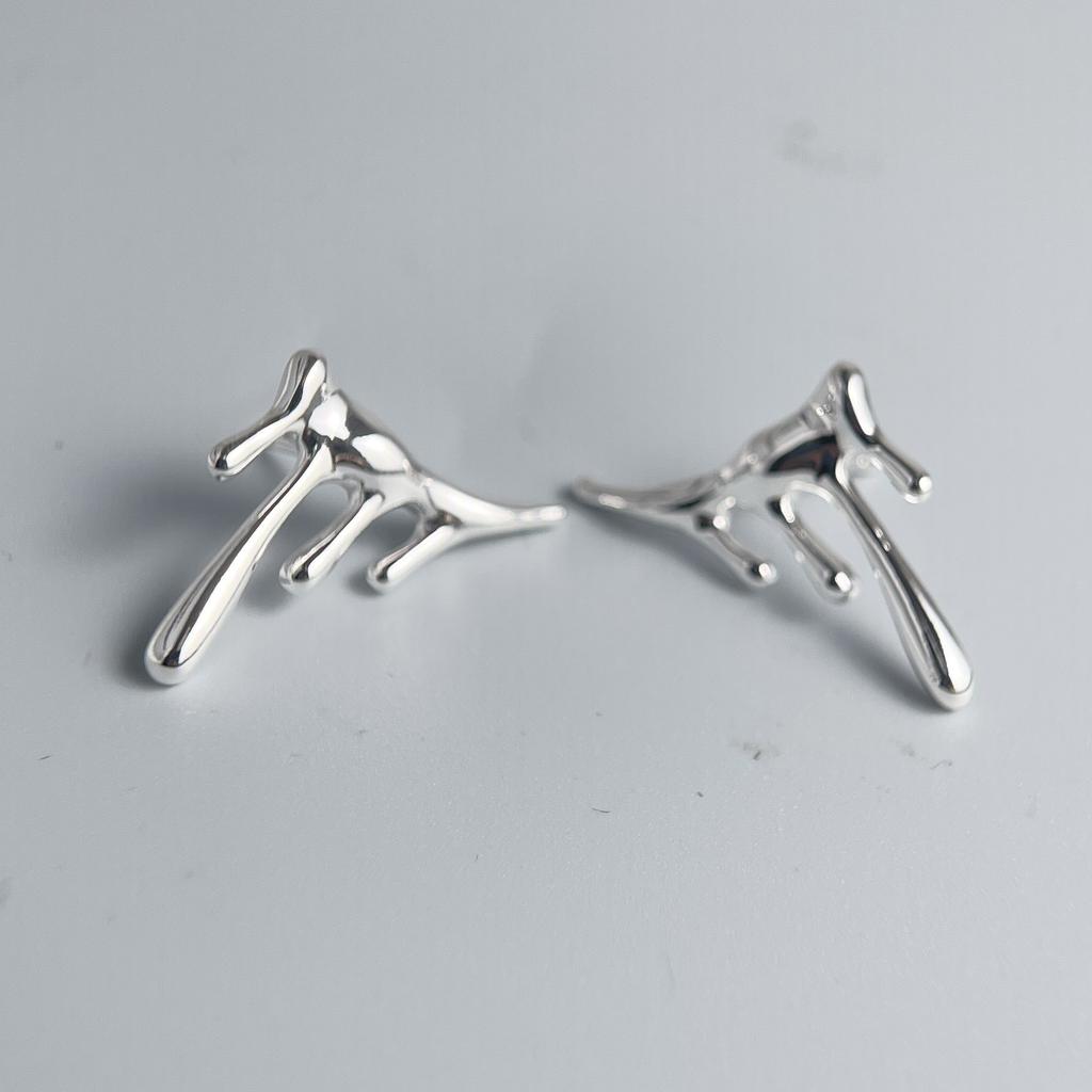 925 Sterling Silver Earrings For Women Trendy Simple Waterdrop Shape Earring Jewelry Prevent Allergy Party Accessories