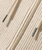 Dimiteulibeullaeg 2Way Raglan Two-Tone Knit Zip-Up Hoodie_Oatmeal & Charcoal