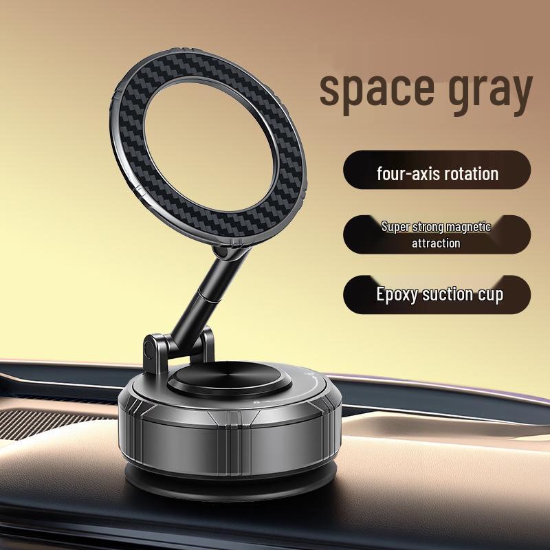 Universal Magnetic Car Phone Holder with Suction Cup for Dashboards