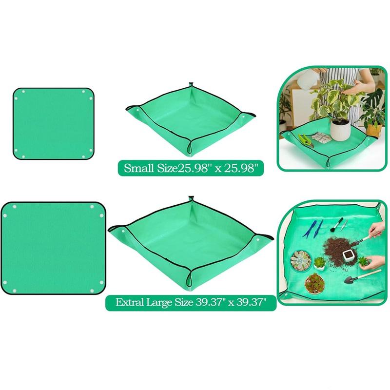 3PCS New Planting Mat 50cm-100cm Gardening Potting Pad Foldable Garden Plant Flower Pot Transplanting Waterproof Mats