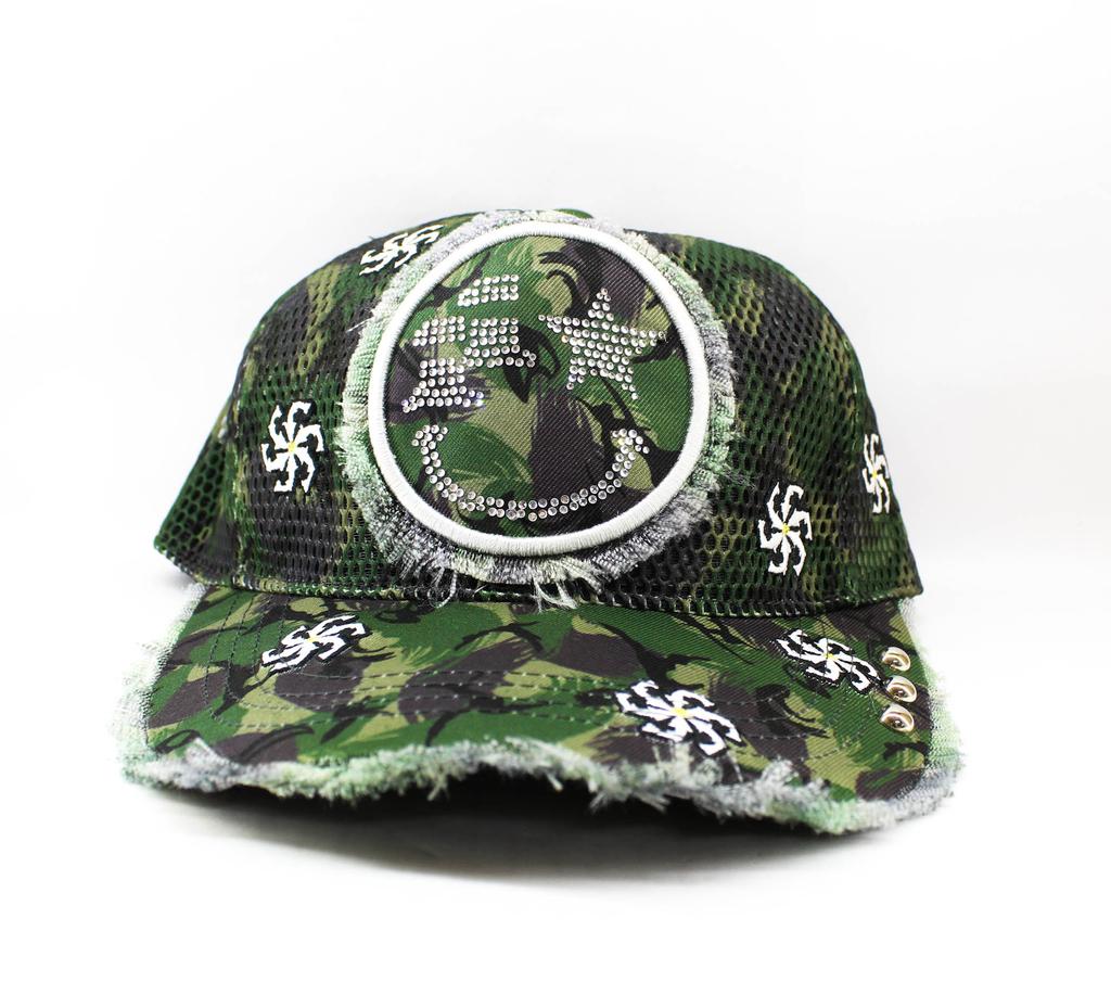 One Bite One Fish OBOF Smile Stone Cap DPM Camo (1639)