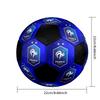 Pallone Calcio a 5 FFF Francia Colorato Cucito a Macchina PVC Misura 5 Pronto per Allenamento di Squadra Competizione Resistente Alta Rimbalzabilità Fantastico Regalo Sportivo