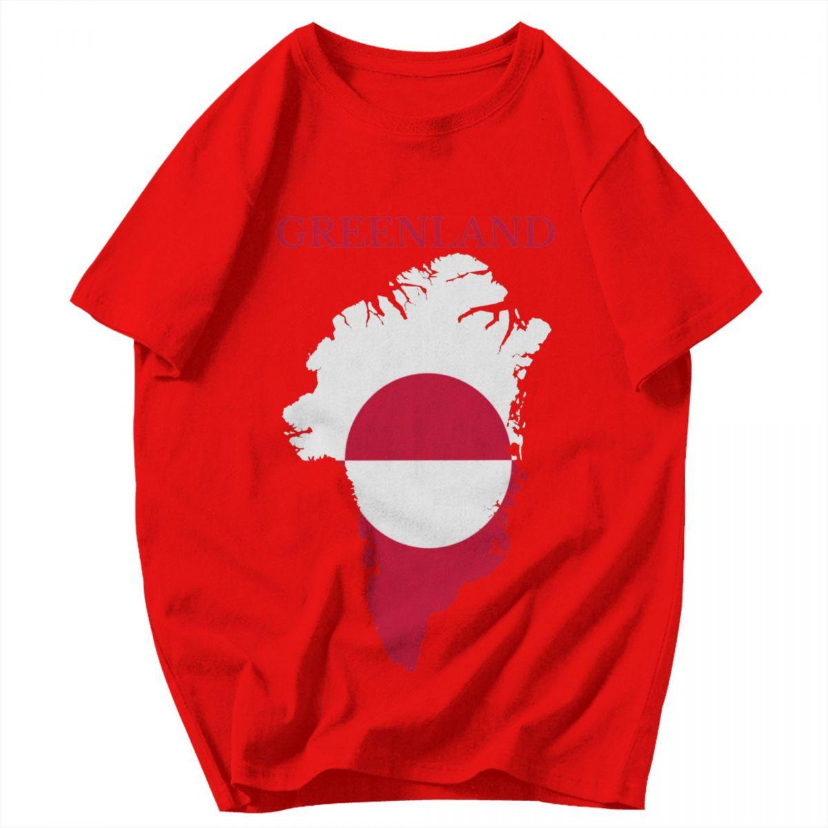 Men T Shirt Greenland Summer Y2K Graphic Short Sleeve Unisex Tops T Shirts S