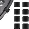 8 Pieces Air Fryer Rubber Bumpers, Aifeier ET Black Air Fryer Replacement Rubber Tips for Power XL Air Fryer Grill Pan