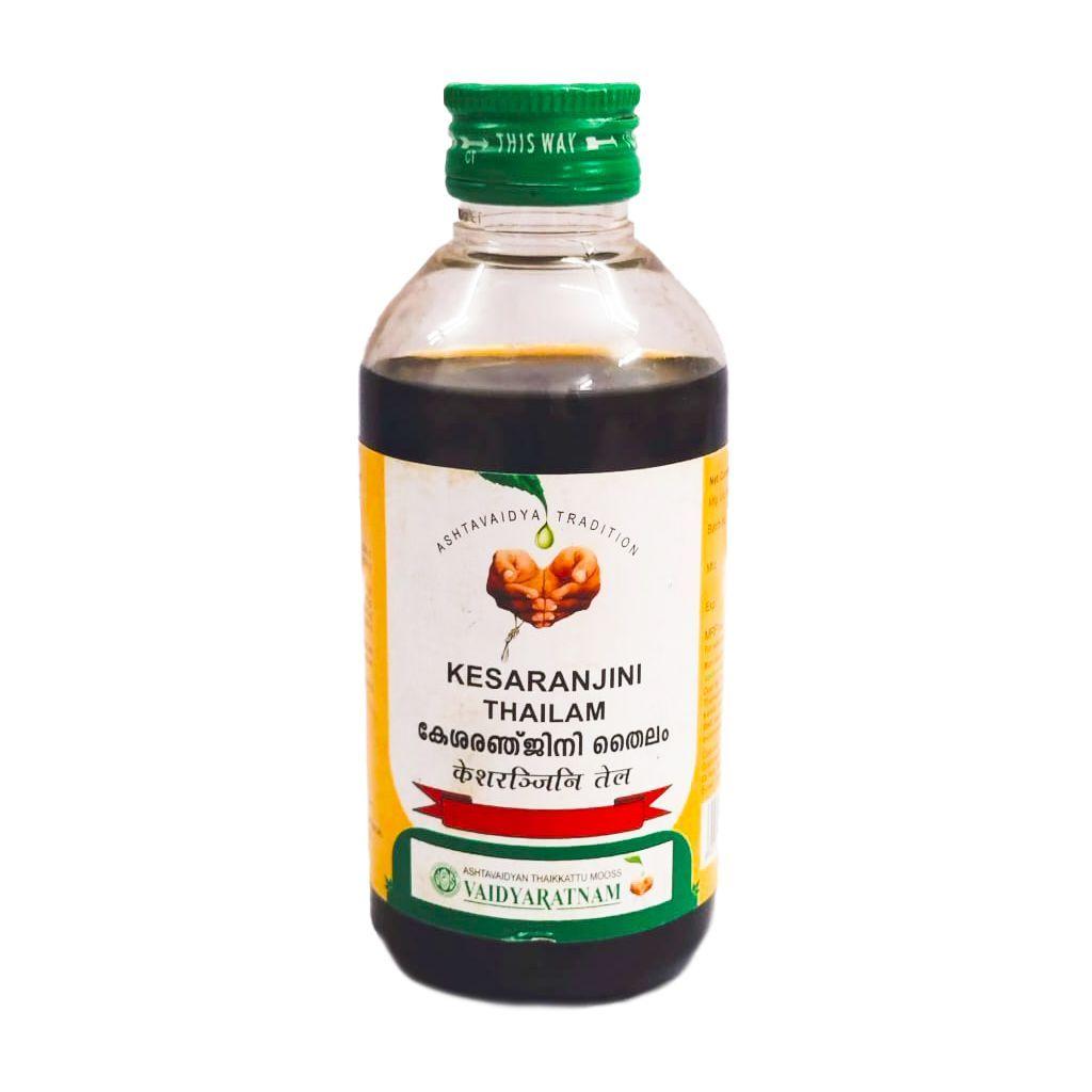 Kesaranjini Tailam: von Haarausfall (100 ml), Kesaranjini Thailam, Vaidyaratnam