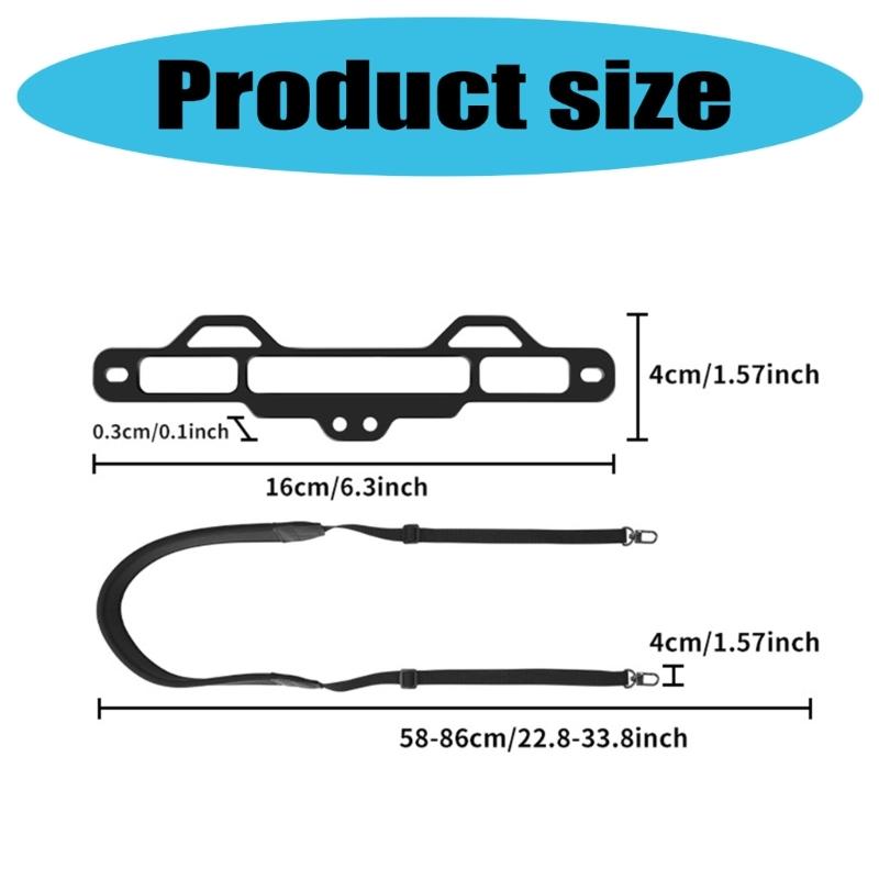Neck Strap Lanyard with Aluminum Bracket for Drones Remote Controller Drones Comfortable Adjustable Strap Accessories
