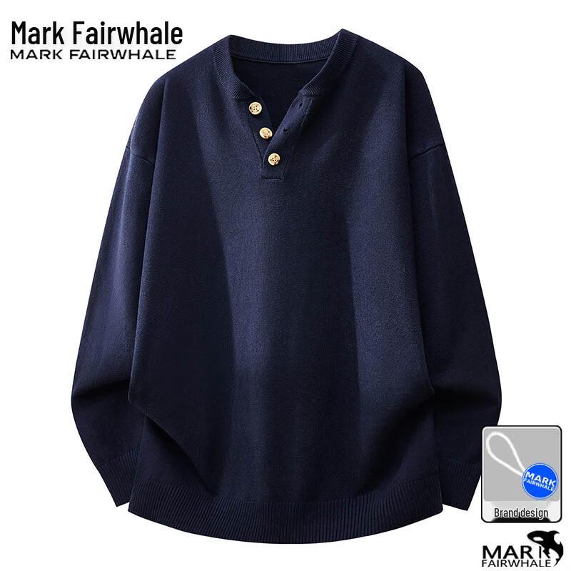 Mark Fairwhale Men's Round Neck Knit Sweater
