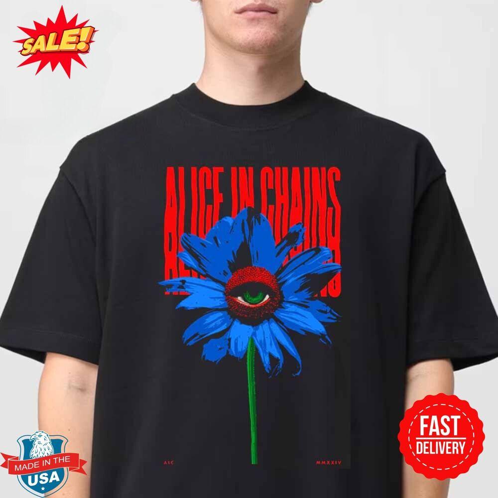 Alice In Chains One Eyed Daisy Flower Classic T-Shirt S
