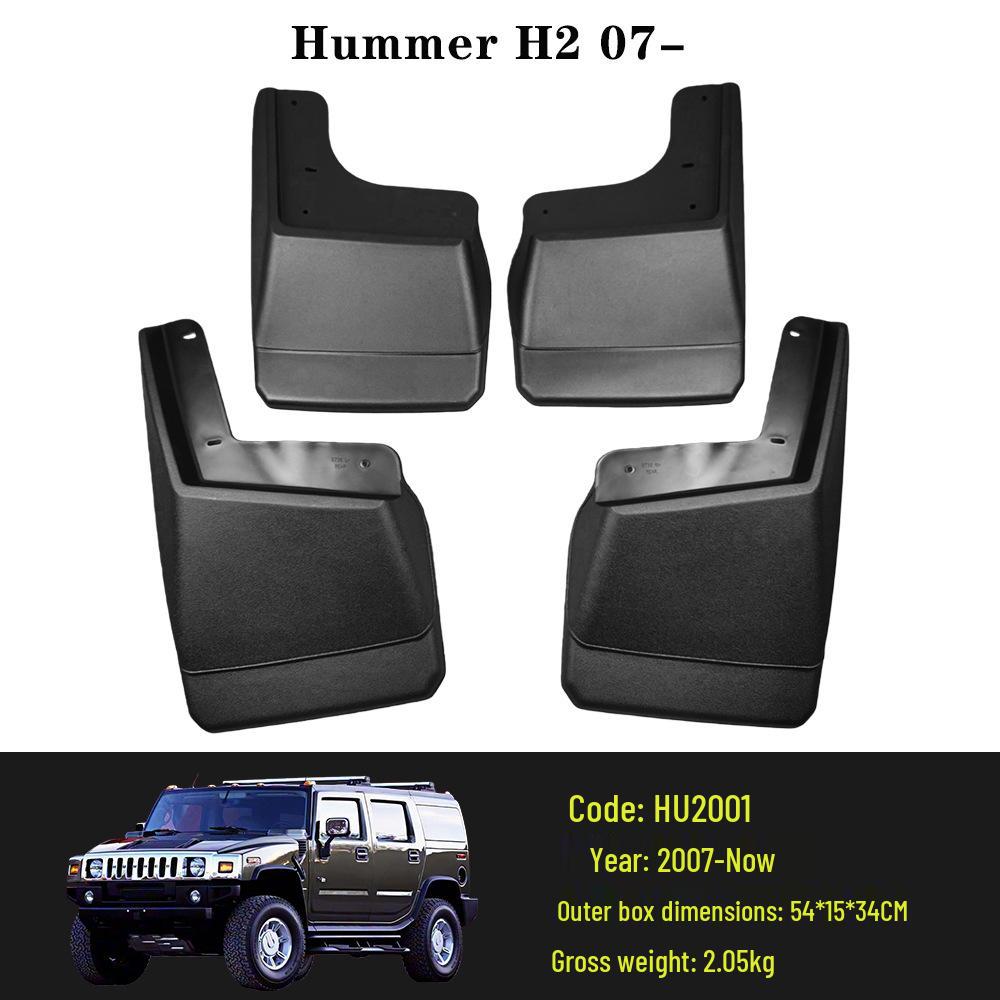 Hummer Fender Skin for 2007-2024 H2, H3, EV Pickup Truck Customization