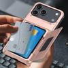 iPhone 17 Pro Max Card Slot Wallet Case with Flip Stand - Fits Apple 16, 14, 15; Cross-Border Drop-Proof Design