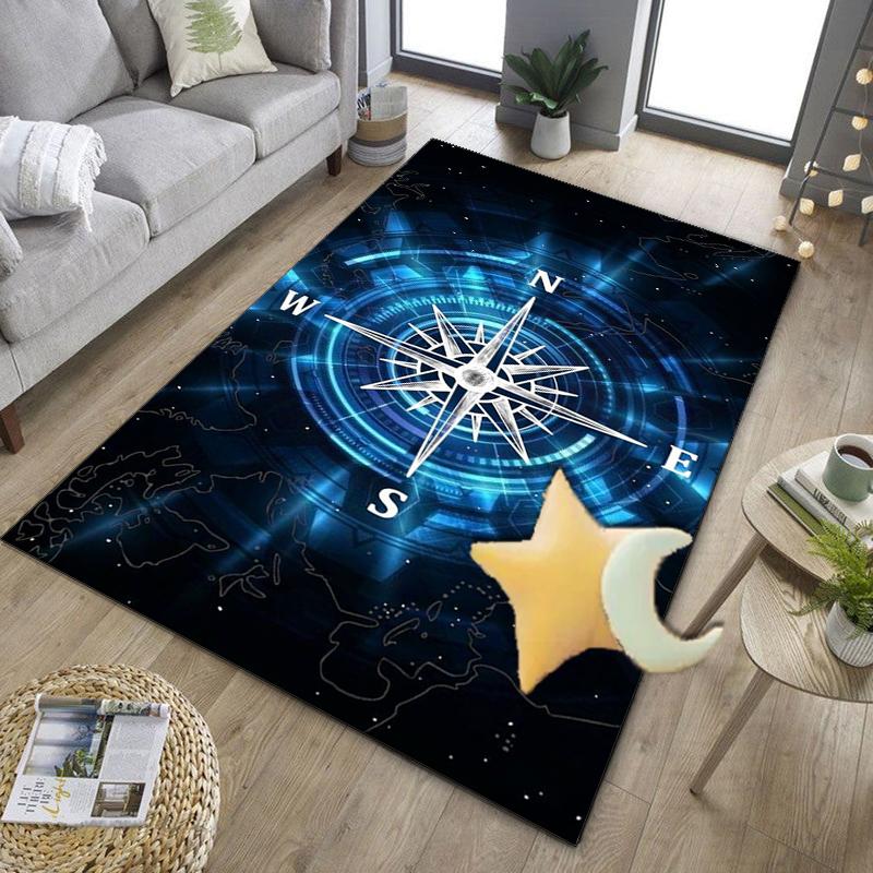 Lighthouse In Stormy Sea Office Rug Chair Mat, Entryway Carpet, Suitable for Front Door, Bedroom, Living Room, Desk, Holiday Gift