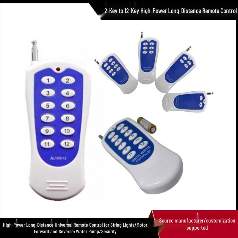 

45-Key High-Power Remote with 15-Key 3-Channel Switch and Gear Shift Transmitter