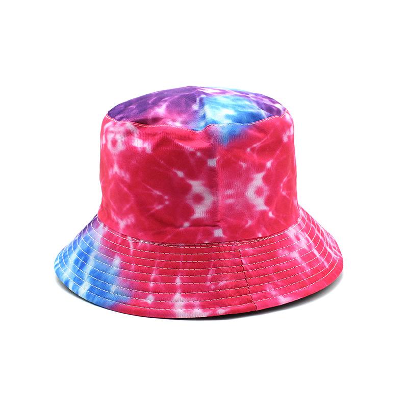 Ins DoubleSided Tie Dyed Fisherman Hat Children Spring And Summer Trendy Men Versatile Sunshade Sunscreen Street Basin Hat