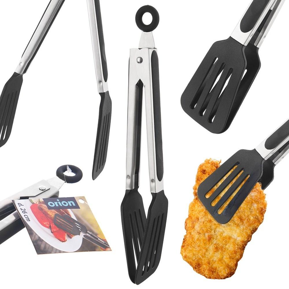 Steel kitchen tongs 26 cm