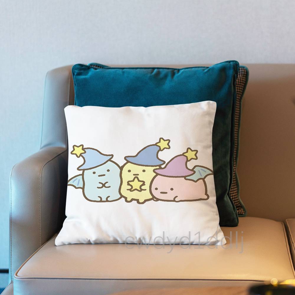 

Cute SSumikkogurashi Cushion Cover Pillow Cover Decor Pillowcase Printed Cushion Case For Couch 30x30cm