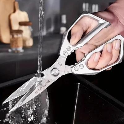 Household Cooking Food Scissors Heavy-duty Kitchen Scissors, Stainless Steel Multi-purpose Scissors for Cutting Meat