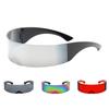 Futuristic Wrap Around Sunglasses Men Costume Glasses Mask Novelty Glasses Halloween Party Party Supplies Decoration