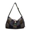 Autumn/Winter Retro Plaid Tote: Lightweight, Versatile, Large-Capacity Women's Crossbody Bag