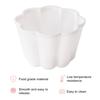 4Pcs Miniature Flower Shaped Pudding Tart Molds Non-Stick Pan Set for Bread Cake Pie Baking Mold Kit for Home Kitchen Outdoor Travel Restaurant