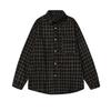 Men's Long Sleeve Corduroy Shirt - Japanese Retro Plaid Jacket for Spring & Autumn