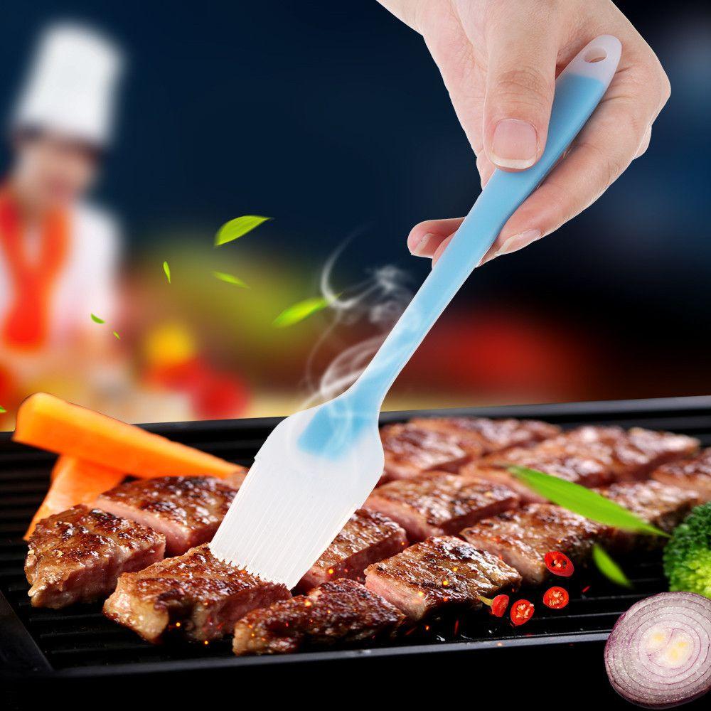 BBQ Cream Cooker Translucent Silicone Brush Cooking Baking Tool