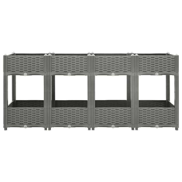 VidaXL Lit surélevé 160x40x71 cm Polypropylène 153300