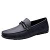 Men Genuine Leather Loafers Design Moccasin Fashion Slip On Soft Flat Men Casual Shoes Adult Male Footwear Handmade Boat Shoes