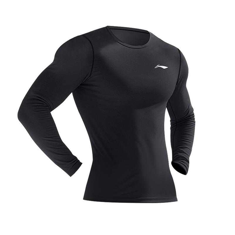 Li Ning Fitness Clothing Men s Black Moderate LNXMX005-1 4XL