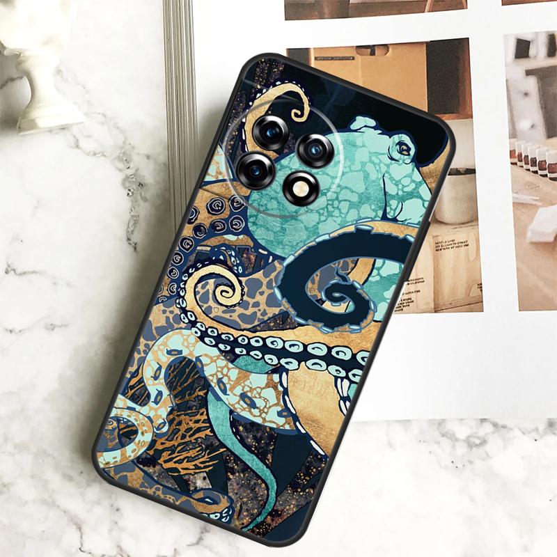 

Чехол Marine Life Ocean Octopus для OnePlus 12 12R 11 9 10 Pro 10R 9R 8T 10T Nord CE 2 3 Lite 2T N10 N20 N30 CE4 OnePlus Nord 3